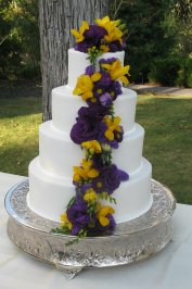Late Summer Wedding Cake